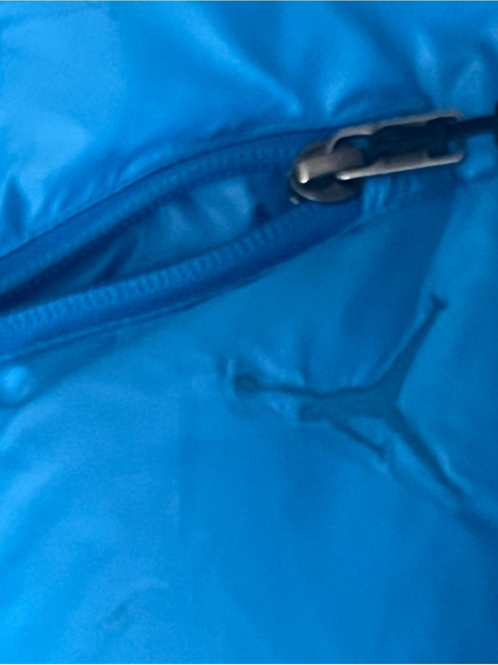 Jordan Men's UNC Blue Puffer Vest with 3 Zip PocketS